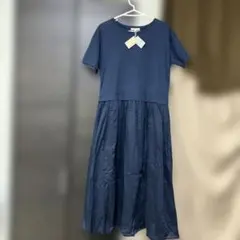 新品未使用タグ付きスタディオクリップstudio CLIP半袖ロングワンピースL — image 1
