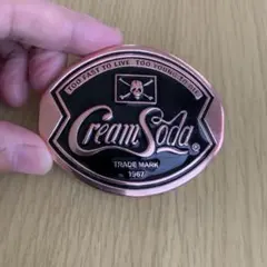 おすすめ品 Cream Soda ベルト バックル 1967(美品ですが、、、) — image 1