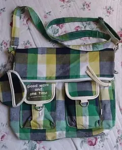 チェック柄ショルダーバッグ — image 1