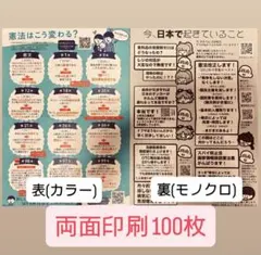 ポスティング用チラシ 100枚 — image 1