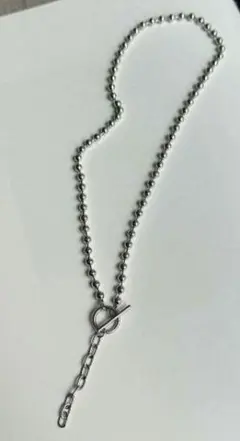 DouDou Y字ボールチェーンネックレス — image 1