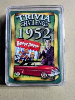 値下げ【希少・LA直輸入】1952年ヴィンテージトリビアトランプアメリカ製 — image 1
