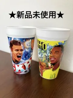 ★新品★マック W杯 コレクタブルカップ ベッカム ロナウジーニョ 2点 — image 1