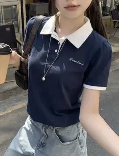 SHEIN 半袖ポロシャツ　Mサイズ — image 1