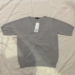 COMME CA ISM グレー ジュ　半袖サマーニット 11 — image 1