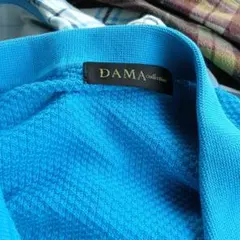 DAMA collection 五分袖 トップス ブルー — image 1
