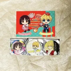 fate strange fake フラット　椿　缶バッジ　購入特典カード — image 1