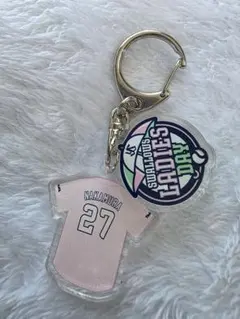 東京ヤクルトスワローズ 中村悠平27レディースデーガチャ2連アクリルキーホルダー — image 1
