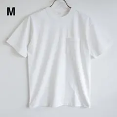 【希少】ポケット付き Tシャツ M ホワイト 無地 日本製 — image 1