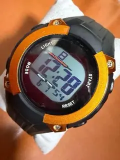 Formia デジタル腕時計 本体 ブラック オレンジ　FDM7862 — image 1