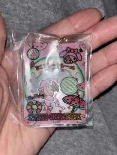 サンリオ シャカシャカフレークシール風 チャーム　こんがりver.マイメロ — image 1
