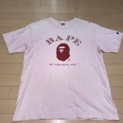 BY BATHING APE BAPE Tシャツ　薄ピンク — image 1