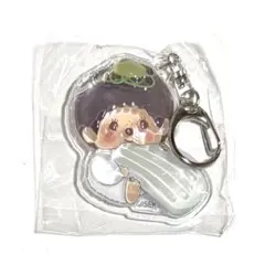 モンチッチ　お寿司もんちっち　ぷっくりアクリルキーホルダー　ガチャ　いか — image 1
