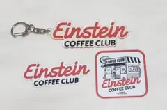 【新品】Einstein COFFEE CLUB キーホルダー ステッカーセット — image 1