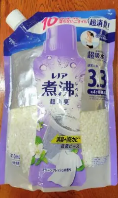 レノア　煮沸レベル消臭　抗菌ビーズ　 クリーンフレッシュ　1410ml　3.3倍 — image 1