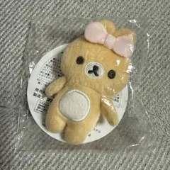 リラッくじ D賞 リラックマ ぬいぐるみバッジ — image 1