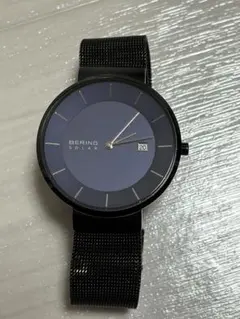 BERING ベーリング SOLAR 腕時計 ネイビー ブラック — image 1