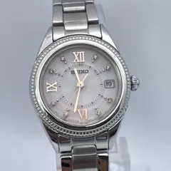 【週末値下】SEIKO ルキア 1B22-0BZ0 ソーラー電波腕時計ジャンク品 — image 1
