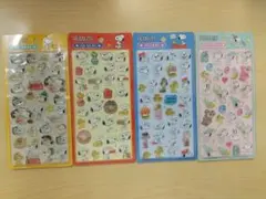 PEANUTS 3Dシール 4枚セット スヌーピー — image 1