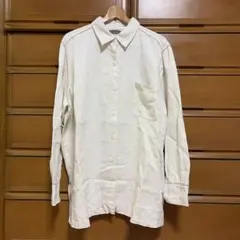古着 units リネン100% キナリ シャツ XL — image 1