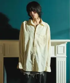 Camphor wood SHEER CHECK L/S SHIRTS サイズM — image 1