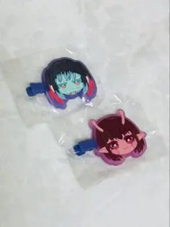 銀河特急ミルキー☆サブウェイ みにコレ！前髪クリップ　チハル・マキナ　2個セット — image 1
