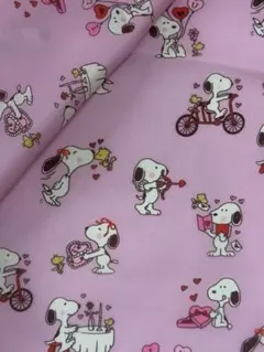 7⸜ ෆ‪ ‪⸝‍特売❣️ラスト‼️可愛いスヌーピーナイロン生地(恋) — image 1