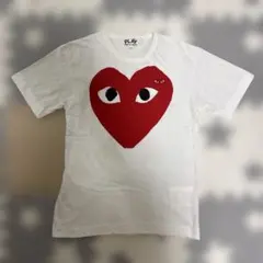 PLAY COMME des GARCONS ハートプリントTシャツホワイト S — image 1