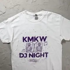 GILDAN 白Tシャツ　DJ NIGHT スピーカー　音楽 — image 1