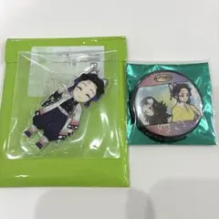 鬼滅の刃繋がるアクリルスタンド＆キメツ学園缶バッジセット — image 1