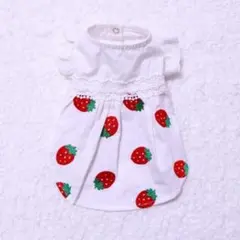 【新品未使用】STRAWBERRYコットンワンピース — image 1