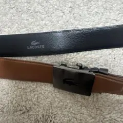 LACOSTE ベルト ブラウン ブラック 美品 — image 1