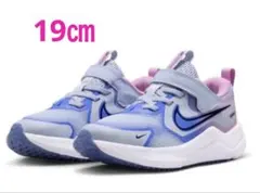 新品ナイキNIKE☆コズミックランナー19㎝ゴースト/ミッドナイトネイビー011 — image 1