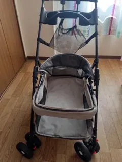 ベージュ ペットカート メッシュ窓付き — image 1