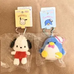 ポチャッコ タキシードサム マスコット キーホルダー — image 1
