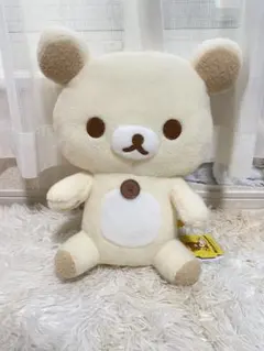 【限定品】サンエックス コリラックマ チョコカラー ぬいぐるみXL タグ付き — image 1