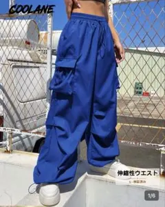 COOLANE カーゴパンツ ブルー — image 1