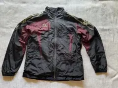 Mizuno ナイロンジャケット 黒/赤 — image 1