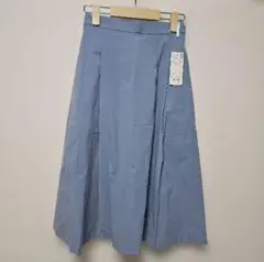 UNIQLO　ユニクロ　新品ドライストレッチ　タックフレアスカート　ハイウエスト — image 1