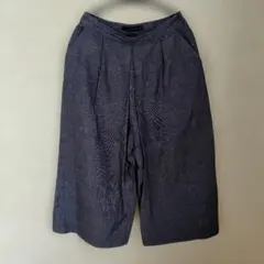 ZARA BASIC キュロット ネイビー — image 1