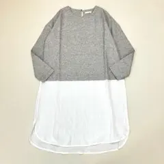 Weaver 未使用品 レイヤードデザイン ロングチュニック M — image 1