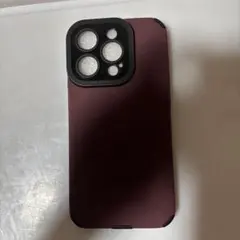 iPhone15pro用 カメラ保護付き ハードケース ボルドー — image 1