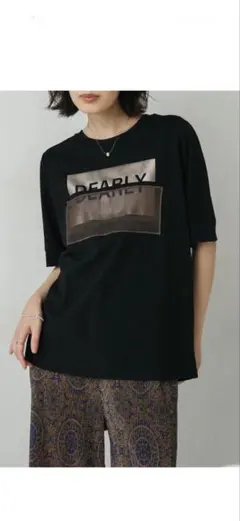 Bou Jeloud 箔ＢＯＸロゴＴｅｅ　ブラック　Free — image 1