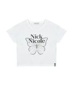 【新品未使用】NICK NICOLE バタフライプリント ミニTシャツ — image 1