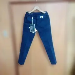 未使用品　BRO-SHIP ブローシップ ストレッチ パンツ　　紺　イタリア製 — image 1