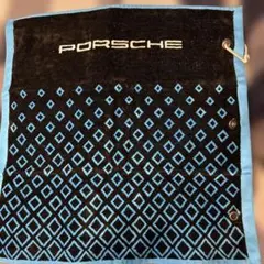 PORSCHE スポーツコレクション タオルハンカチ カラビナ付き — image 1