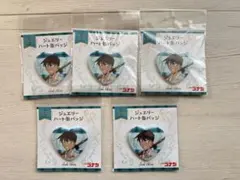 名探偵コナン　プラザ　沖田総司　ジュエリーハート　缶バッジ — image 1