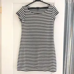 Gap ボーダー柄 半袖ワンピース XXS — image 1