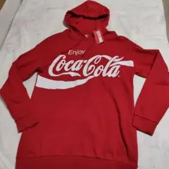 Bershka コカ・コーラコラボパーカー 未使用　表記XS（メンズM〜L相当） — image 1
