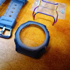 新品〓G-SHOCK〓正規GA2100kベゼル＆ベルト〓プロテクター付〓スモーク — image 1